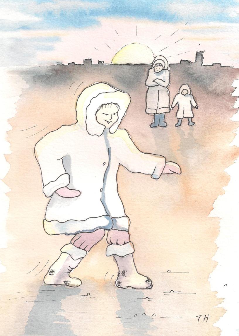 Wang wanted to wear out his boots on the ice